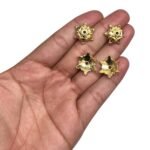 Tulipa Abs Trabalhado 17mm Dourado Exclusivo – 1 Und - Imagem 2