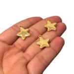 Pingente Abs Estrela 17mm Dourado Exclusivo - 1 Und - Imagem 3