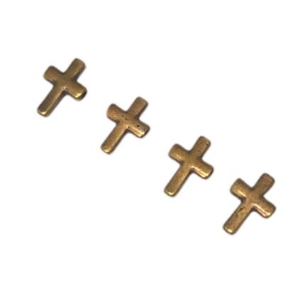 Entremeio Cruz 18mm Ouro Venho - 1 Und