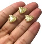 Pingente Peixe 14mm Dourado Exclusivo - 1 Und - Imagem 3