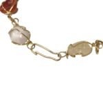 Pulseira Pedra Aramada 22cm Dourado - 1 Und - Imagem 3