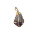 Pingente Pedra Disforme C/ Borda Dourado – 1 Und - Imagem 4