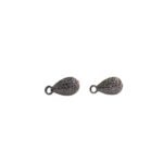 Base Brinco Gota 13mm Grafite - 5 Pares - Imagem 4