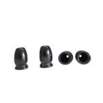Terminal Colagem C/Furo 5x12mm Grafite - 2 Unds