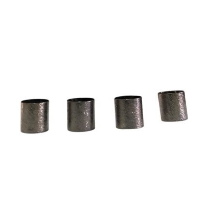 Tubo Riscado 7x8mm Grafite – 4 Unds