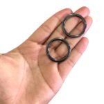 Argola Zamac 25mm Grafite – 1 Und - Imagem 2