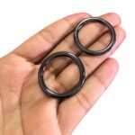 Argola Zamac 25mm Grafite – 1 Und - Imagem 3
