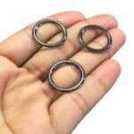 Argola Zamac 16mm Grafite – 1 Und - Imagem 3
