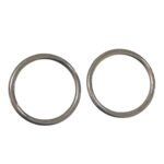 Argola Zamac 40mm Grafite – 1 Und - Imagem 4