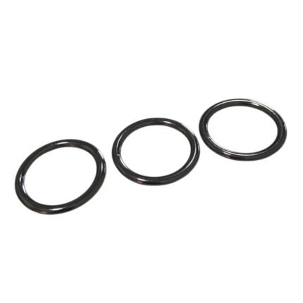 Argola Zamac 20mm Grafite – 1 Und