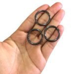 Argola Zamac 20mm Grafite – 1 Und - Imagem 2