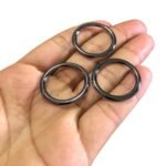 Argola Zamac 20mm Grafite – 1 Und - Imagem 3