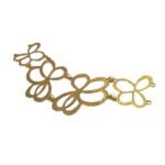 Entremeio Vazado 13,5cm Dourado– 1 Und - Imagem 4