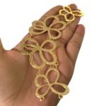 Entremeio Vazado 13,5cm Dourado– 1 Und - Imagem 3