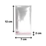 Saco Adesivo S/Furo 7x12cm – 50 Unds