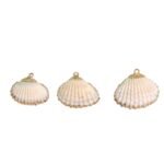Pingente Concha Do Mar C/ Frizo – 1 Und
