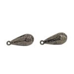 Base Brinco Gota 16mm Grafite - 2 Pares - Imagem 4