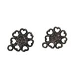 Base Brinco Flor 10mm Grafite - 3 Pares - Imagem 4