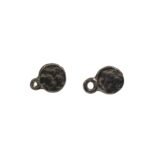 Base Brinco Redondo 8mm Grafite - 5 Pares - Imagem 4