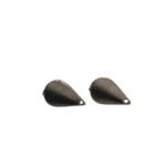 Base Brinco Gota 15mm Grafite - 5 Pares - Imagem 4