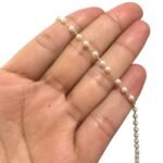 Corrente Trabalhado C/ Bola 3mm Dourado Exclusivo - Metro - Imagem 2