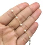Corrente Trabalhado C/ Bola 4mm Dourado Exclusivo – Metro - Imagem 3