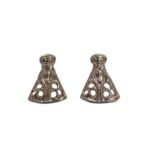 Base Brinco N.Sra Aparecida 12mm Níquel - 3 Pares - Imagem 4