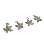 Pingente Estrela Trabalhado 17mm Níquel - 20 Gramas