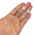 Pingente Estrela Trabalhado 17mm Níquel - 20 Gramas - Imagem 4
