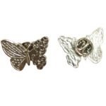 Broche Borboleta 22mm Níquel - 1 Und