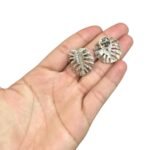 Broche Folha Costela Adão 25mm Níquel - 1 Und - Imagem 2