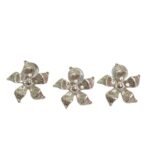 Broche Flor 28mm Níquel - 1 Und