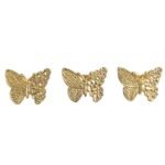 Broche Borboleta 22mm Dourado - 1 Und