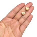Entremeio Coração 10mm Dourado - 1 Und - Imagem 2