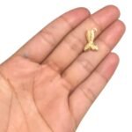Pingente Cauda Sereia 17mm Dourado - 1 Und - Imagem 4