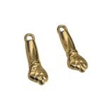 Pingente Figa 20mm Dourado - 1 Und - Imagem 4