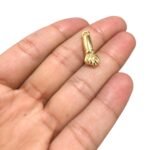 Pingente Figa 20mm Dourado - 1 Und - Imagem 2