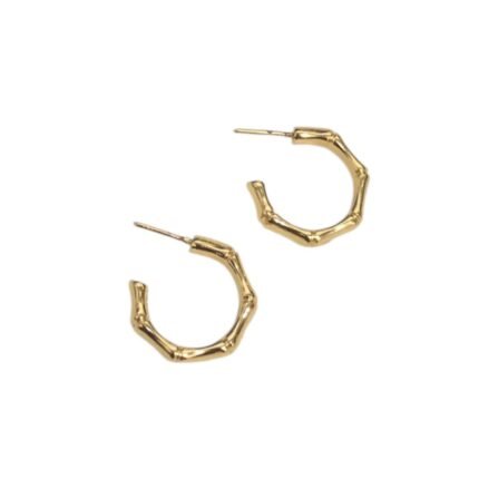 Base Brinco Argola Trabalhado 24mm Dourado - 1 Par