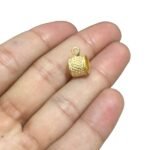 Caneca Trabalhado 10mm Dourado - 1 Und - Imagem 4