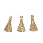 Pingente N.Sra Aparecida 20mm Dourado - 1 Und