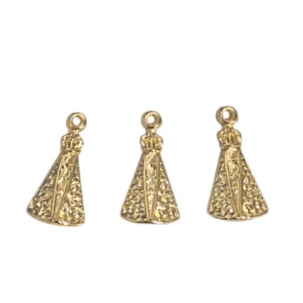 Pingente N.Sra Aparecida 20mm Dourado - 1 Und
