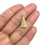 Pingente N.Sra Aparecida 20mm Dourado - 1 Und - Imagem 2