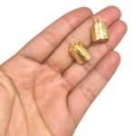Entremeio Colagem Trabalhado 10x18mm Dourado - 1 Und - Imagem 4