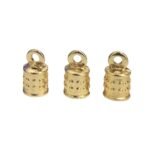 Terminal Colagem Trabalhado 10x15mm Dourado - 1 Und - Imagem 4