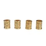 Entremeio Trabalhado 10mm Dourado - 1 Und