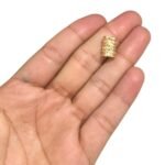 Entremeio Trabalhado 10mm Dourado - 1 Und - Imagem 2
