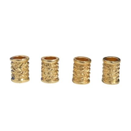 Entremeio Trabalhado 10mm Dourado - 1 Und
