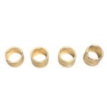 Entremeio Tubo Trabalhado 9x10mm Dourado - 1 Und - Imagem 4
