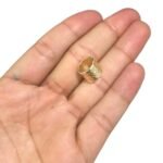 Entremeio Tubo Trabalhado 9x10mm Dourado - 1 Und - Imagem 2