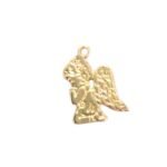 Pingente Anjo Da Guarda 22mm Dourado - 1 Und - Imagem 3
